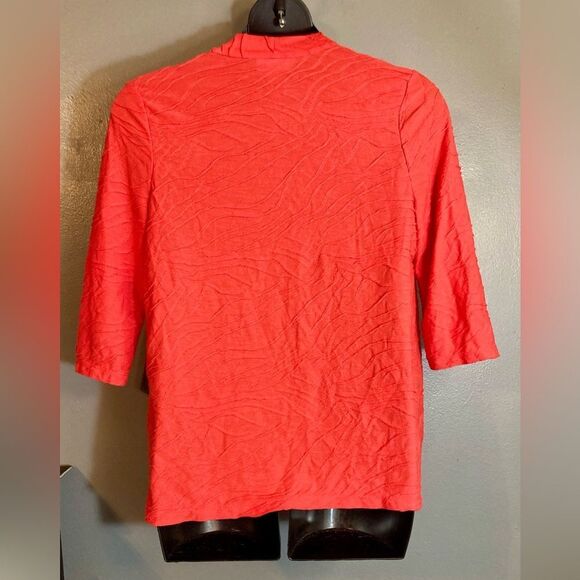 JM Collection textured pink cardigan - Picture 5 of 5